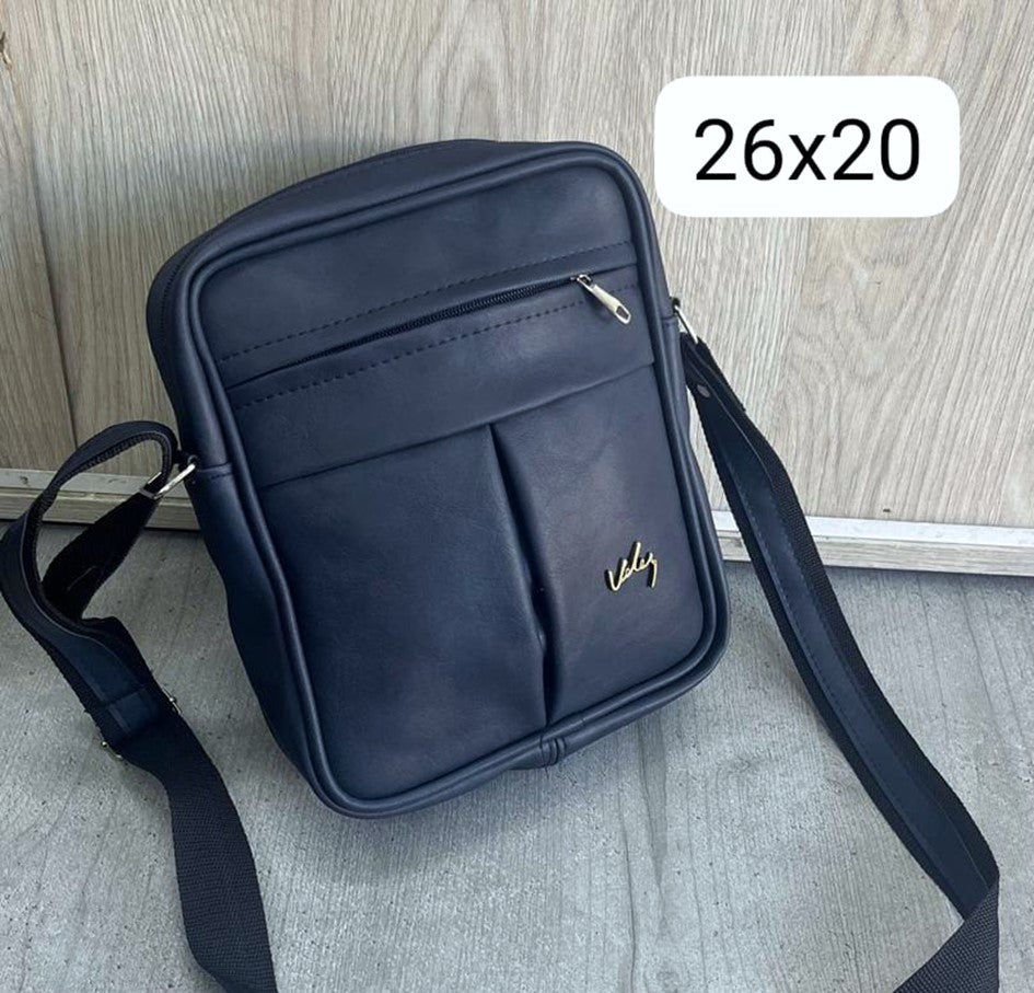 Carriel Cuero Alto Pliegue Vlz (26 cm x 20 cm)
