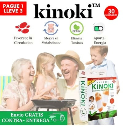 Parches Detox Kinoki Para Pies