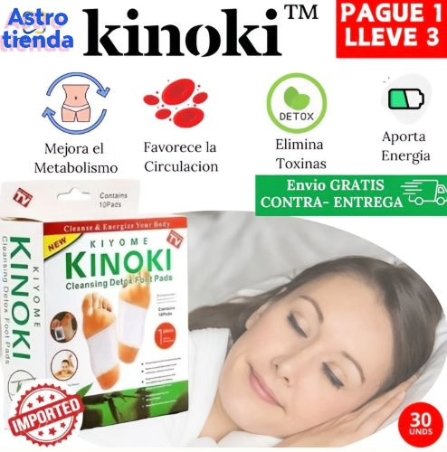 Parches Detox Kinoki Para Pies