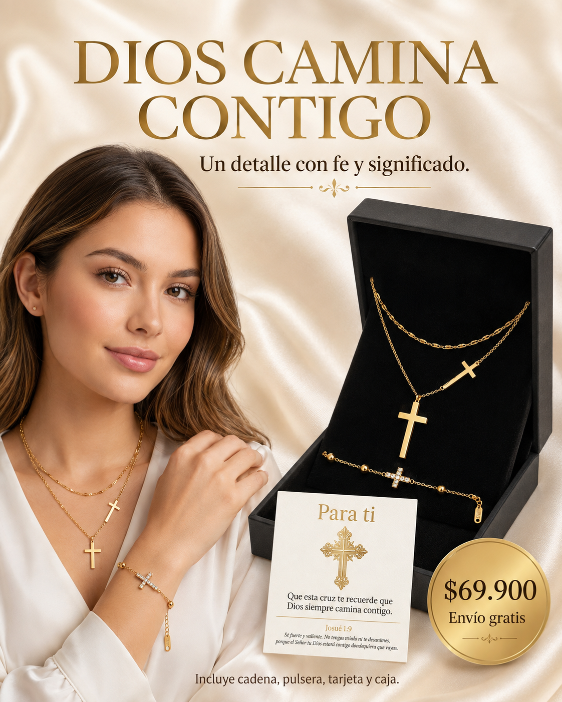 Set Cruz de Luz Mujer