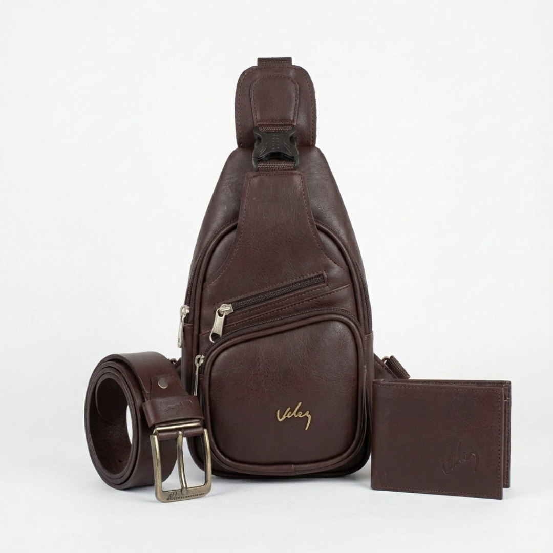 Trio Velez Perchero Correa Billetera