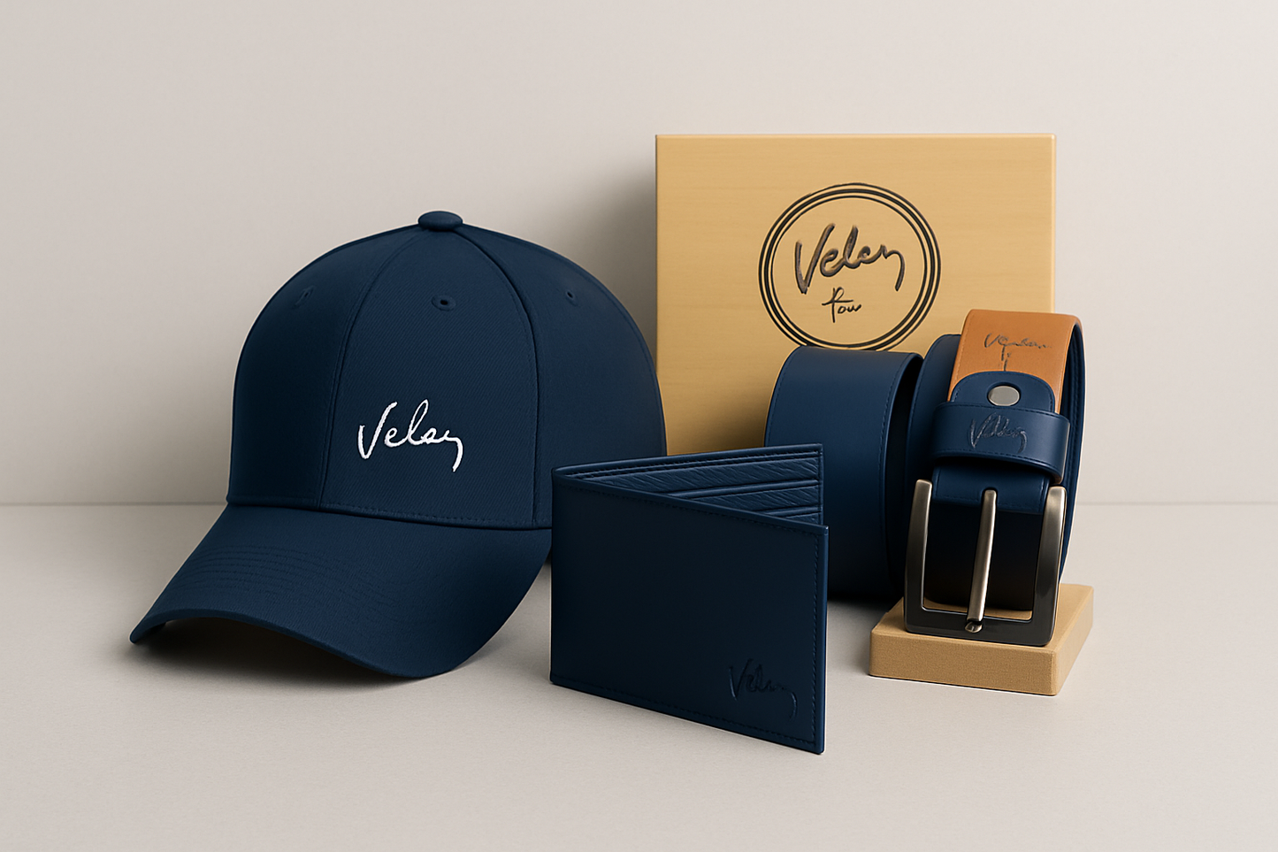 Trio Velez Gorra Correa Billetera