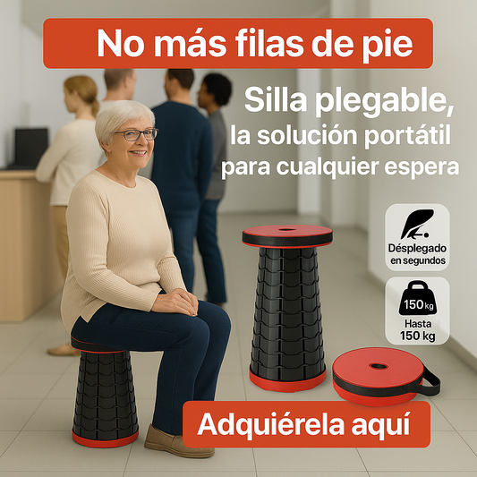 NUEVA SILLA PLEGABLE PORTÁTIL