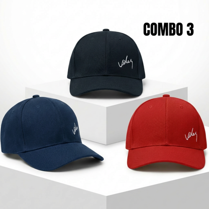 Combo x 3 Gorras Bordado Velez