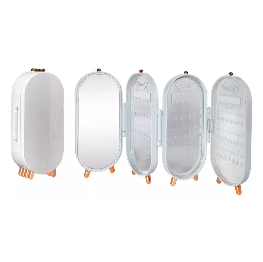 NUEVO JOYERO ORGANIZADOR PLEGABLE CON ESPEJO