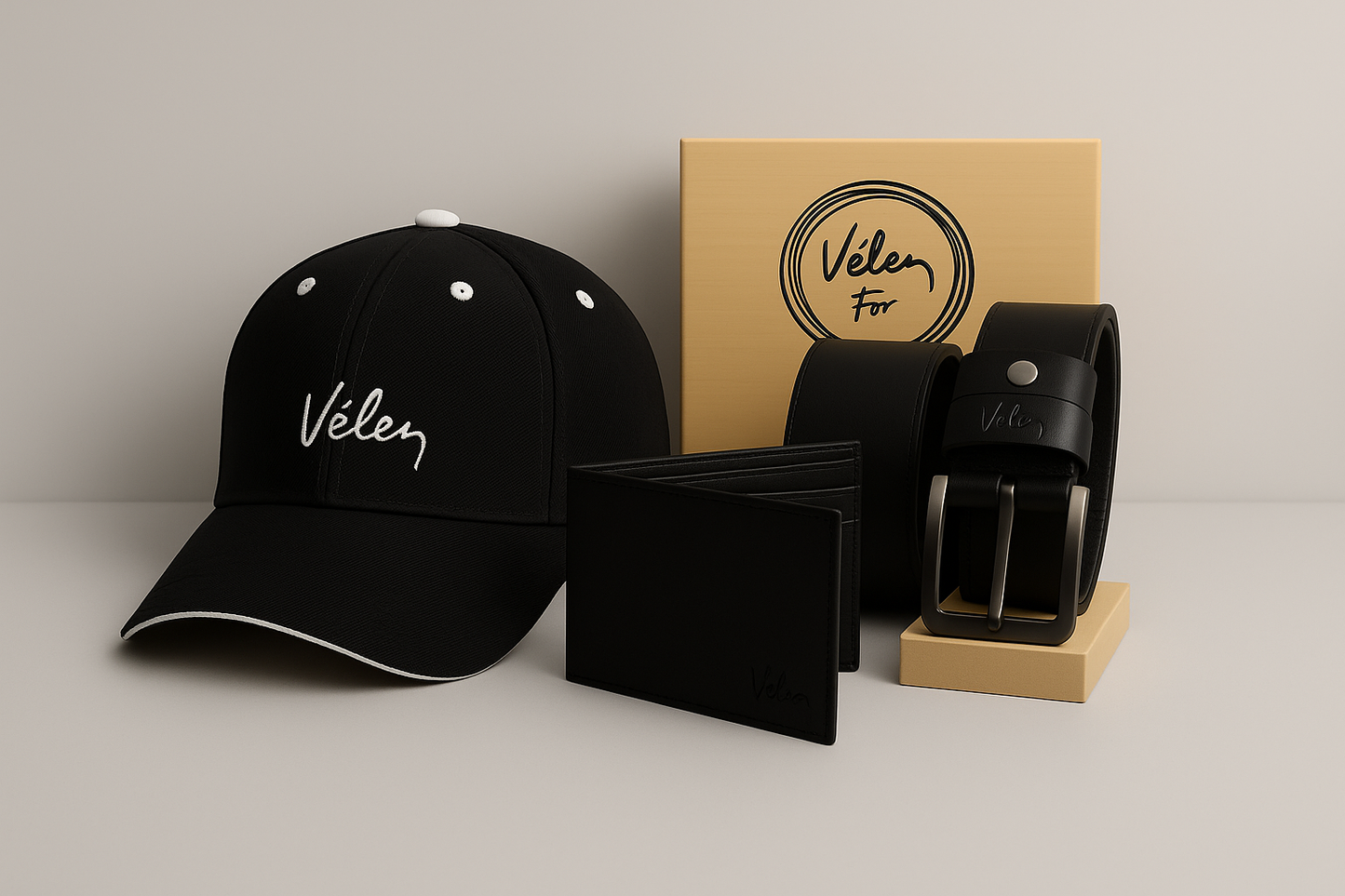 Trio Velez Gorra Correa Billetera