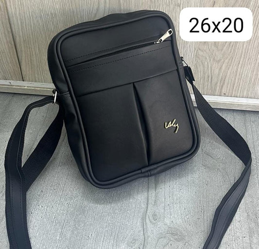 Carriel Cuero Alto Pliegue Vlz (26 cm x 20 cm)