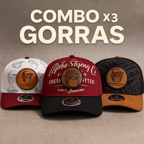 Combo UrbanApe x 3 Gorras