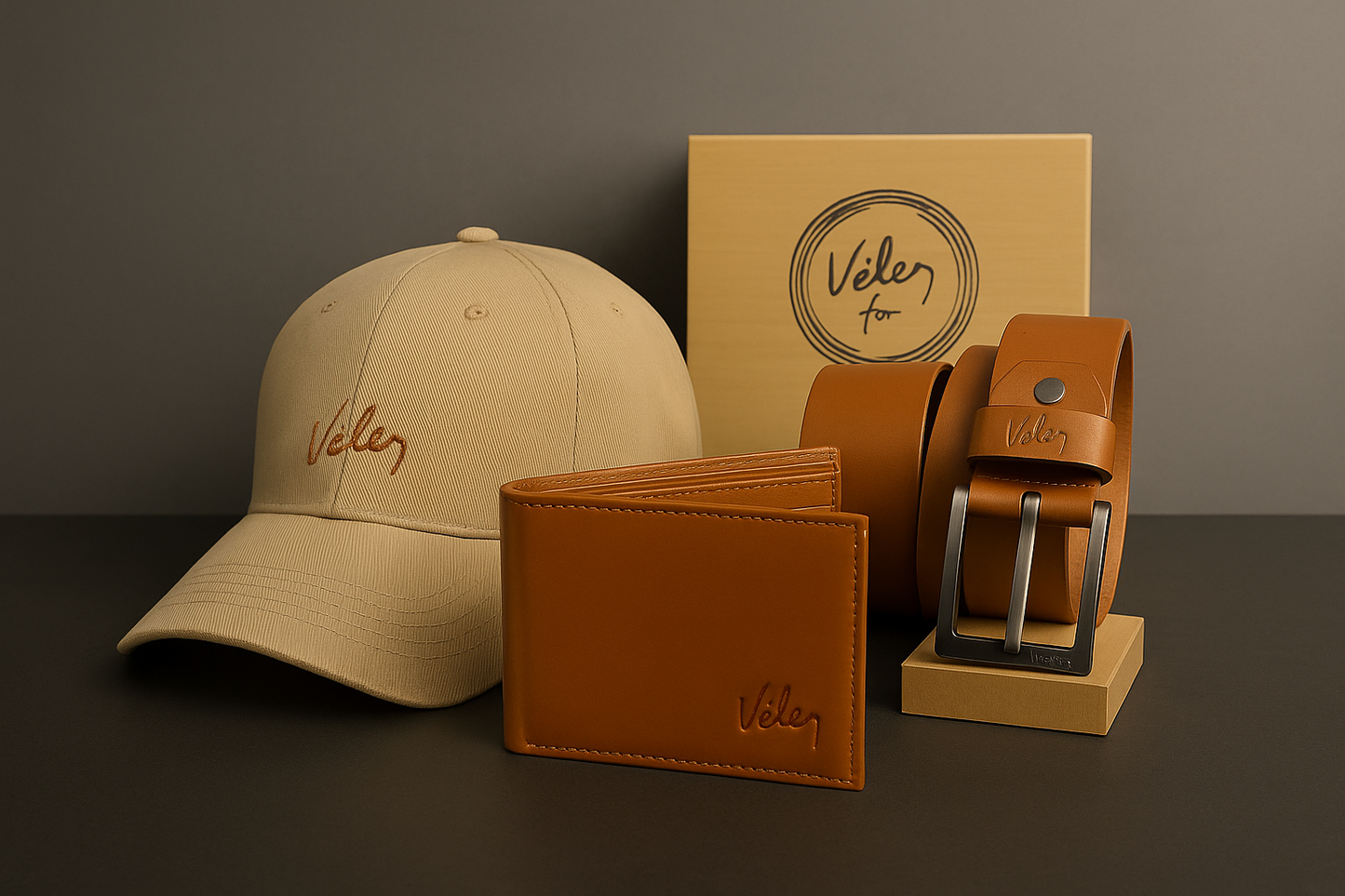 Trio Velez Gorra Correa Billetera